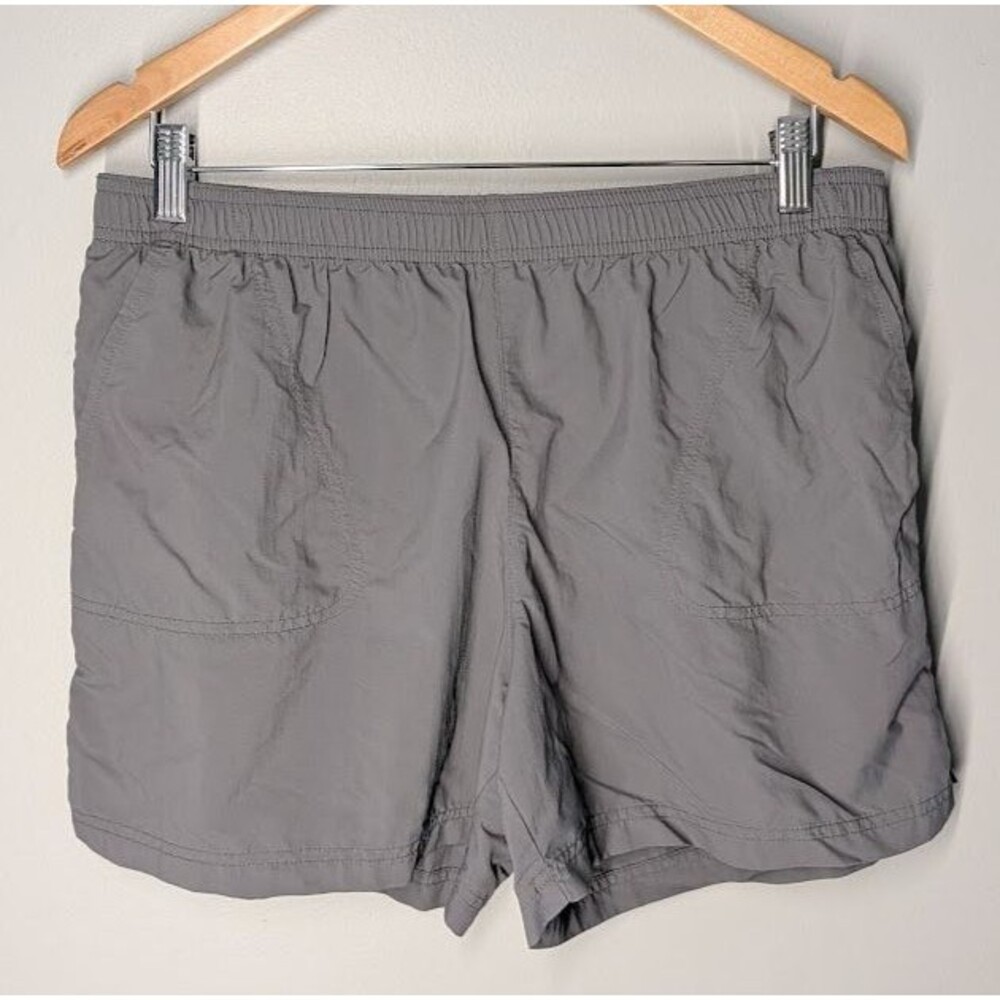 Columbia Shorts Womens L Gray Sandy River Omni Shade UPF 30 Outdoors Hiking